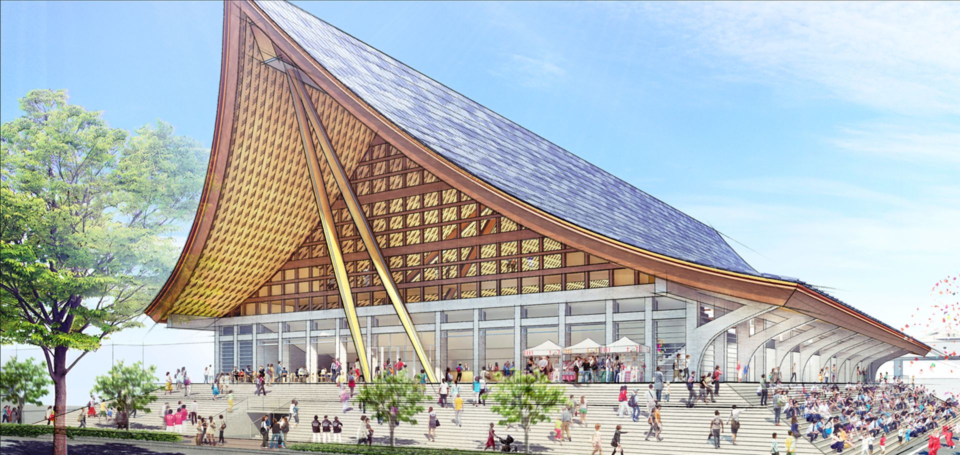 Toyama Martial Arts Hall Shigeru Ban